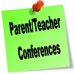 parent teacher conference sign